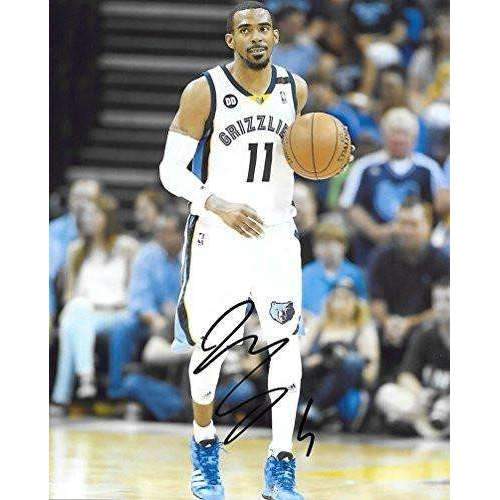 Mike Conley, Memphis Grizzlies, Signed, Autographed, Basketball, 8X10 Photo, a Coa with the Proof Photo of Mike Signing Will Be Included.