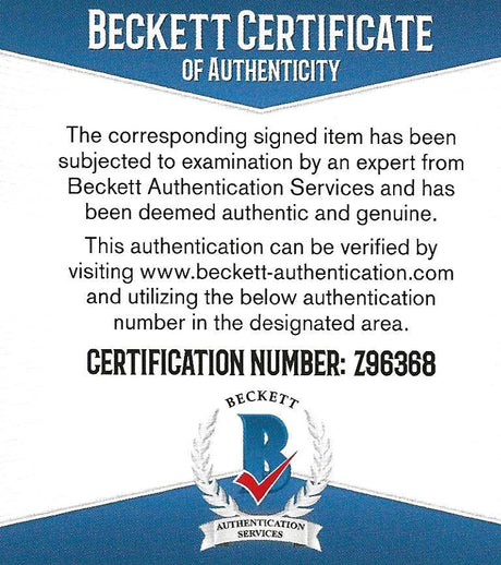 Leighton Vander Esch signed Cowboys mini helmet proof Beckett COA