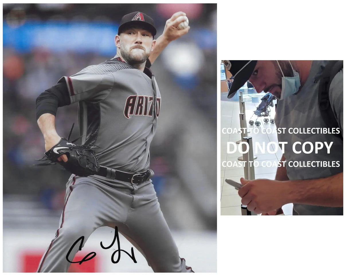 Alex Young signed Arizona Diamondbacks baseball 8x10 photo proof COA autographed