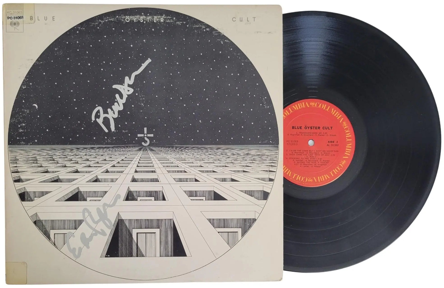 Buck Dharma Eric Bloom Signed Blue Oyster Cult Album COA Proof Autographed STAR