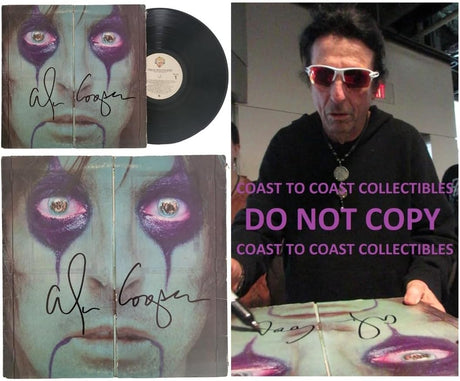 Alice Cooper signed From the Inside Album vinyl record Proof COA autographed STAR