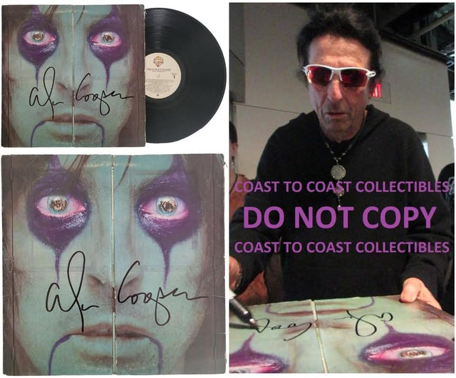 Alice Cooper signed From the Inside Album vinyl record Proof COA autographed STAR