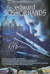 Danny Elfman signed Edward Scissorhands 24x36 poster COA exact proof autographed STAR