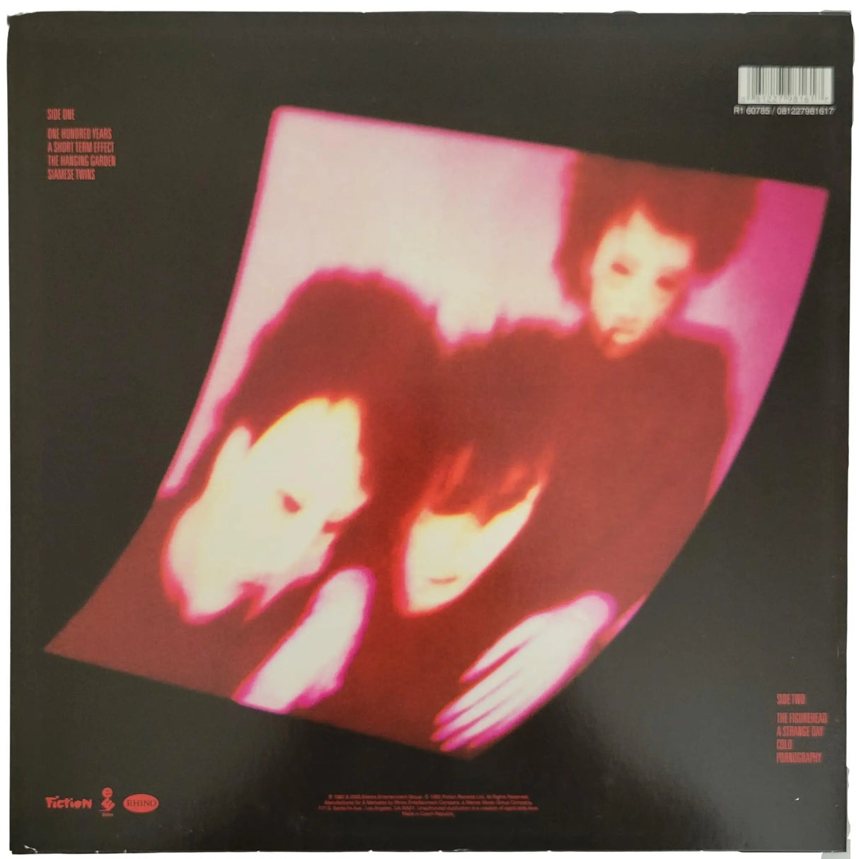 Robert Smith signed The Cure Pornography album, Vinyl Record COA proof Star