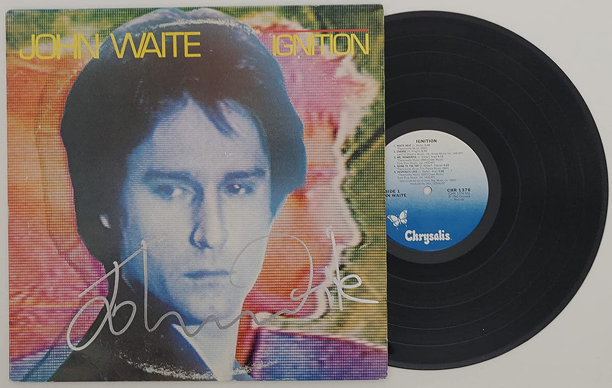 John Waite signed autographed Ignition album vinyl record proof Beckett COA STAR