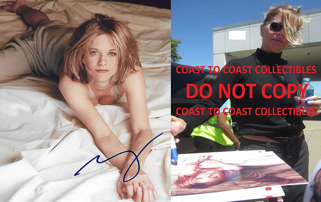 Meg Ryan, actress, signed, autographed, 8X10 Photo, COA with the proof photo of Meg signing will be included. star