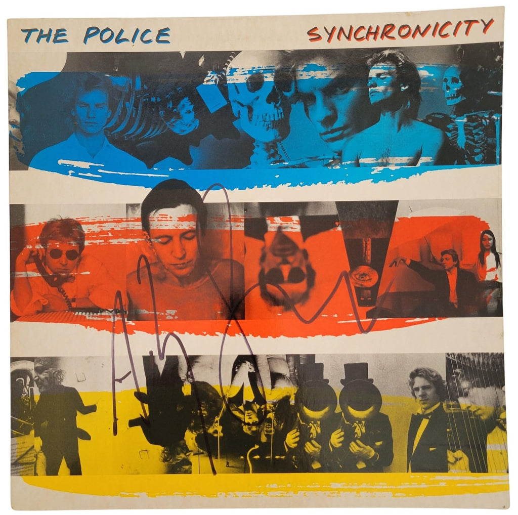Andy Summers Signed The Police Synchronicity Album COA Proof Autographed Vinyl
