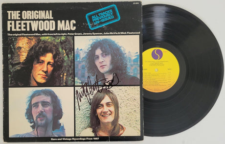 Mick Fleetwood signed Fleetwood Mac Mystery to Me album proof vinyl proof STAR autographed