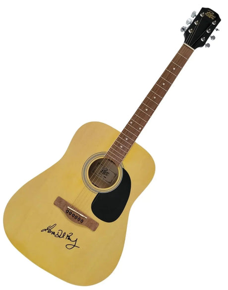 Lana Del Rey signed full size acoustic guitar COA exact proof autographed Star