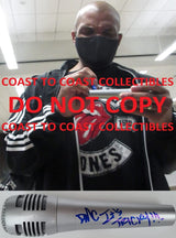 Darry McDaniels Run-DMC It's Tricky signed Microphone COA proof autographed Mic STAR