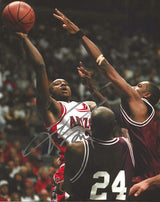 Jason Terry Arizona Wildcats signed basketball 8x10 photo proof COA.