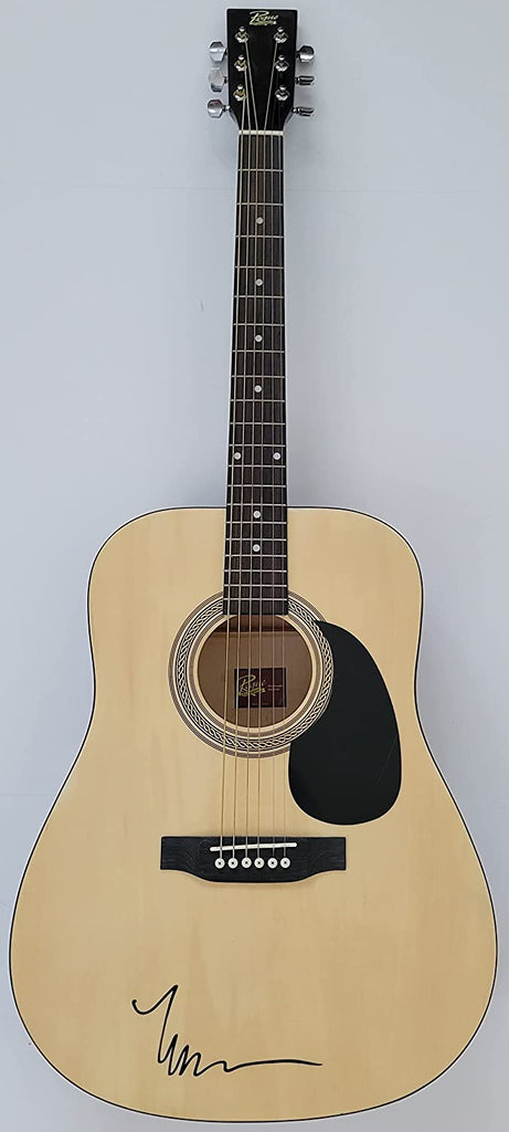 Lindsey Buckingham Fleetwood Mac signed acoustic guitar Proof COA autographed star