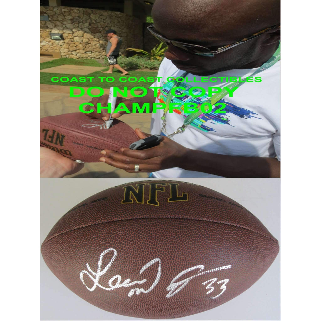 Leon Washington, New York Jets, Seattle Seahawks, Florida State, Signed, Autographed, NFL Football, a COA with the Proof Photo of Leon Signing Will Be Included with the Ball