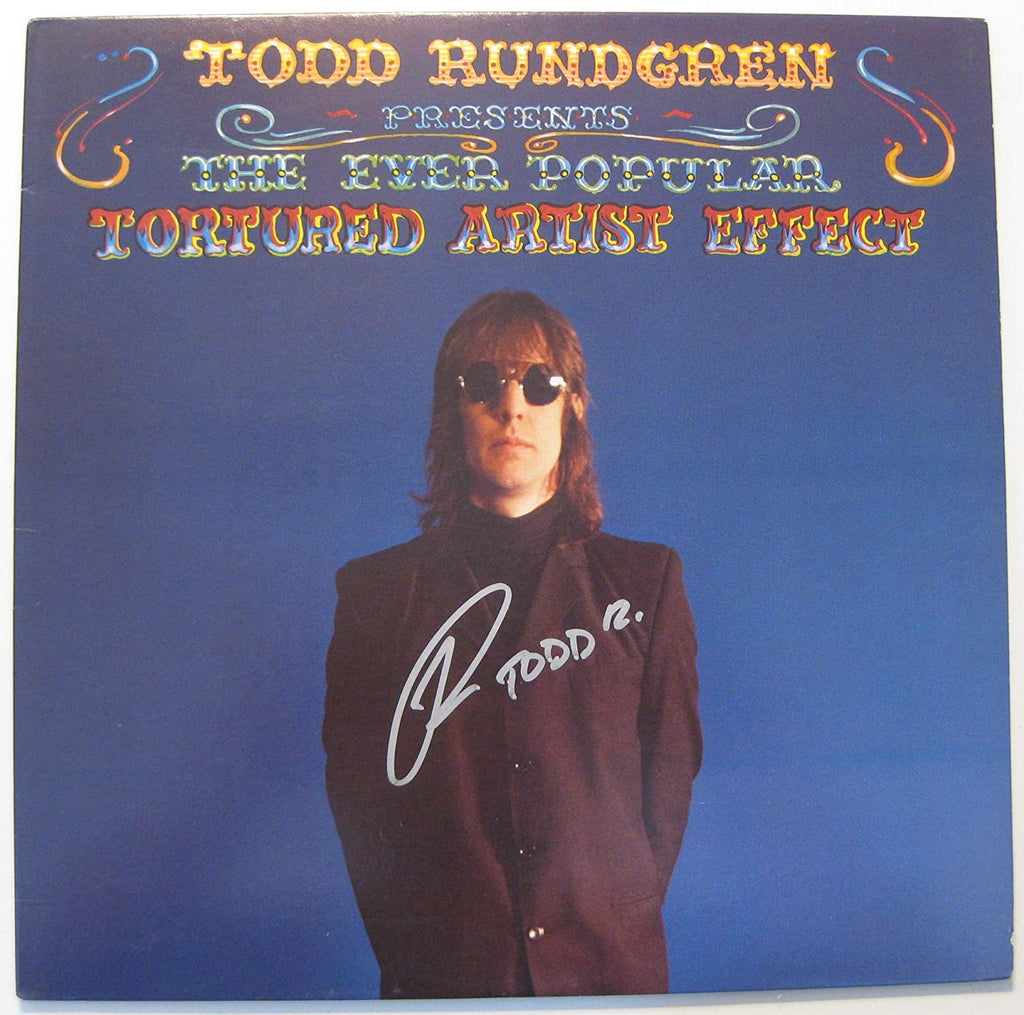 Todd Rundgren signed Tortured Artist Effect album vinyl record proof Beckett COA STAR auto