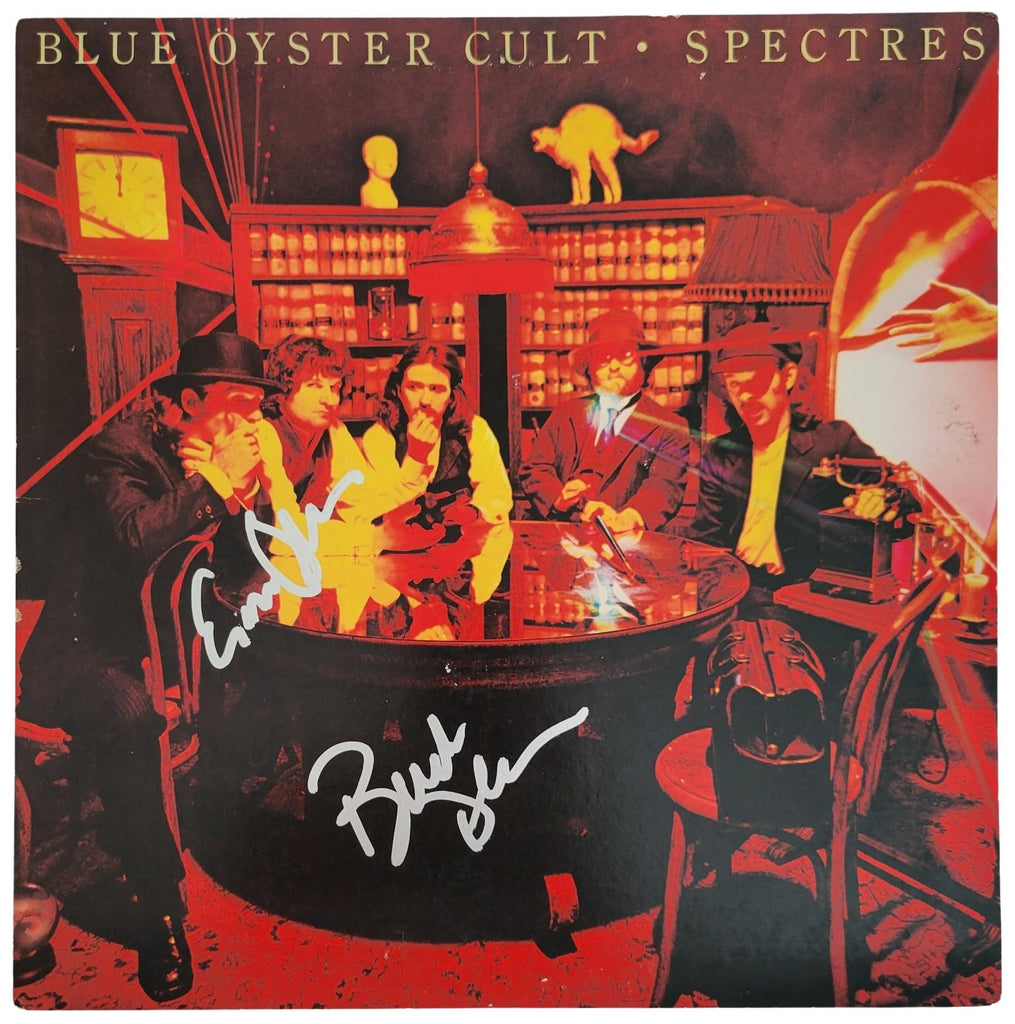 Buck Dharma Eric Bloom Signed Blue Oyster Cult Spectres Album COA Proof Autographed STAR