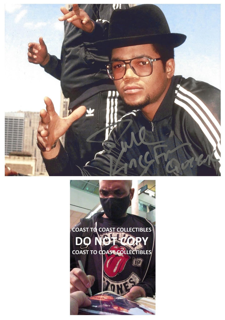 Darryl McDaniels Run DMC Rapper signed 8x10 photo COA proof autographed. STAR