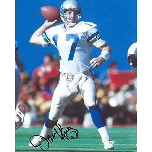 Dave Krieg, Seattle Seahawks, Ring of Honor, Signed, Autographed, 8X10 Photo, a COA With the Proof Photo of Dave Signing Will Be Included-
