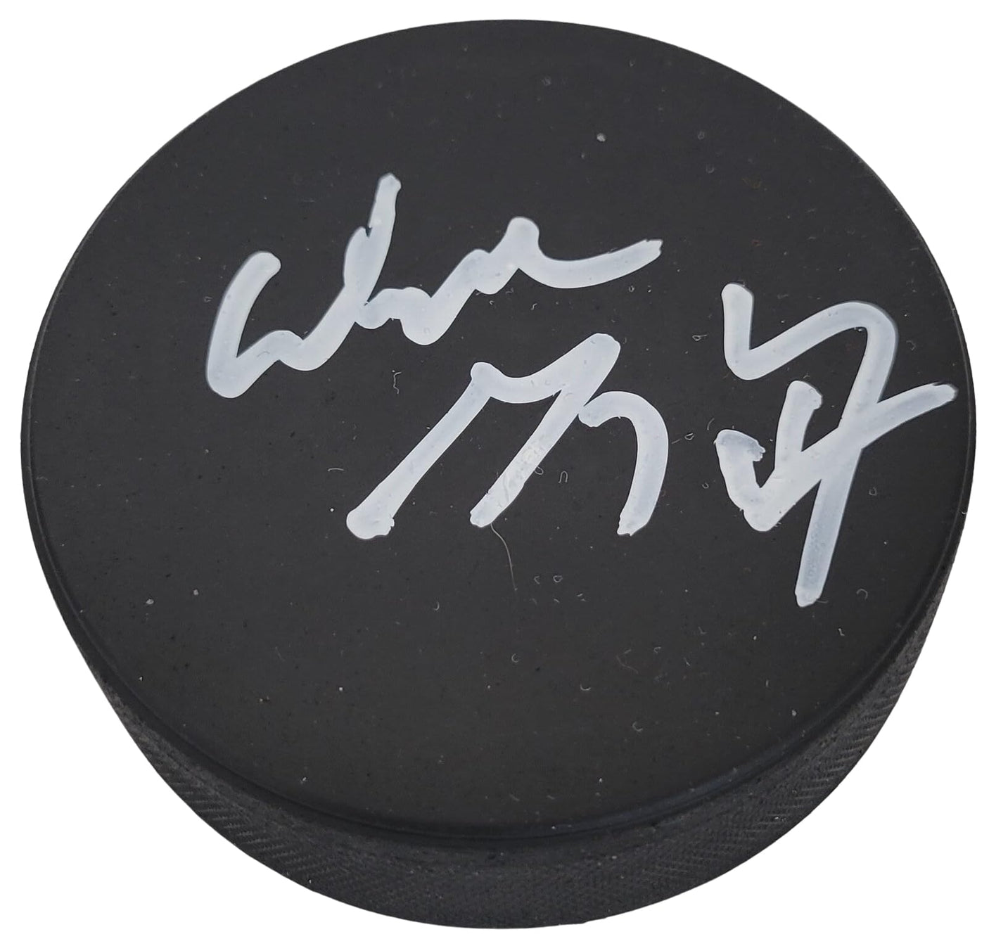 Wayne Gretzky signed Hockey Puck exact proof COA autographed Kings Oilers Rangers