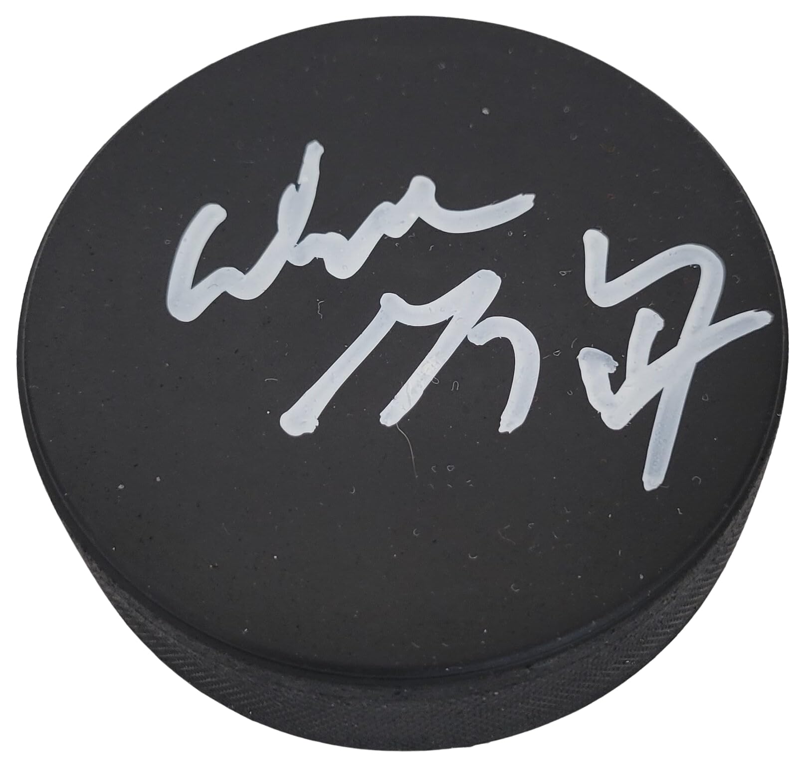 Wayne Gretzky signed Hockey Puck exact proof COA autographed Kings Oilers Rangers