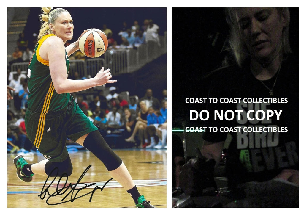Lauren Jackson signed Seattle Storm 8x10 basketball photo COA Proof autograhed.