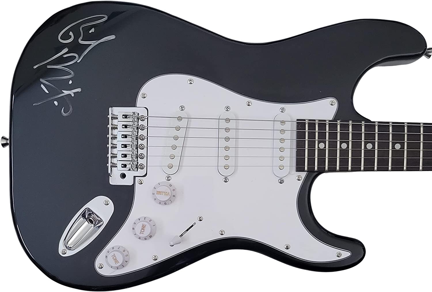 Billy Idol signed electric guitar Rebel Yell COA exact proof autographed star