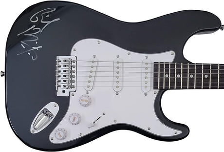 Billy Idol signed electric guitar Rebel Yell COA exact proof autographed star