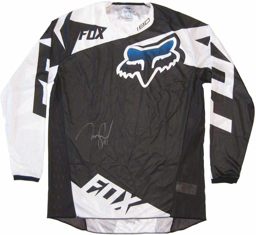 Trey Canard Supercross Motocross signed Fox jersey proof Beckett COA autographed