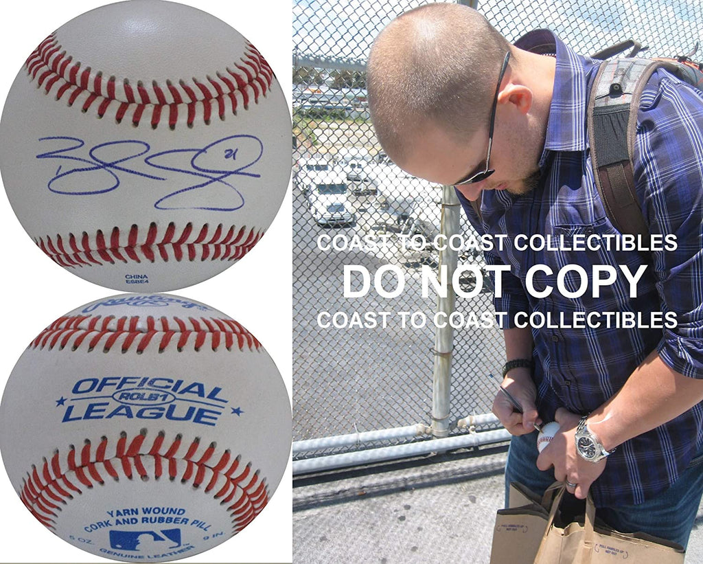 Brandon Snyder Washington Nationals Red Sox signed autographed baseball proof