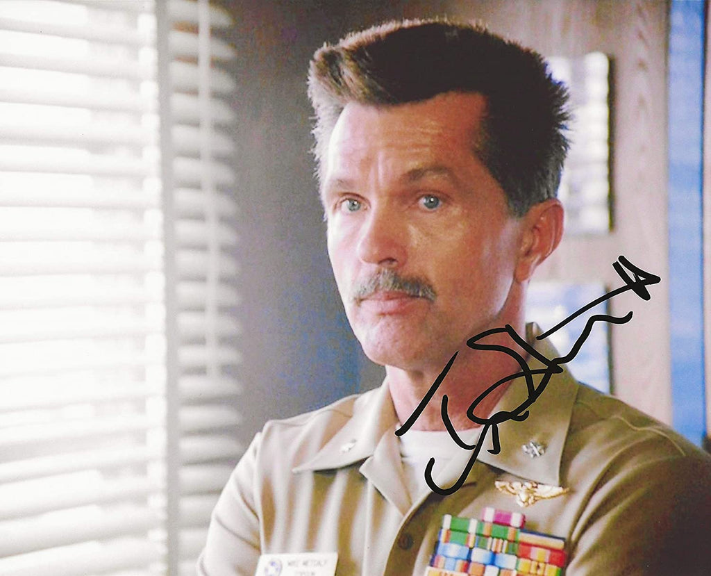 Tom Skerritt actor signed autographed Viper Top Gun 8x10 photo COA, STAR