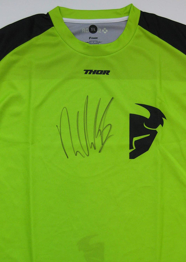 Ryan Villopoto Supercross Motocross signed Thor Jersey Proof Beckett autographed