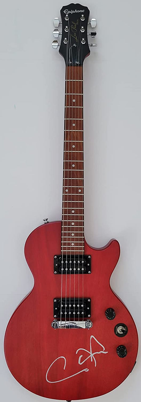 Carlos Santana signed Epiphone Les Paul guitar exact proof COA autographed star Rare