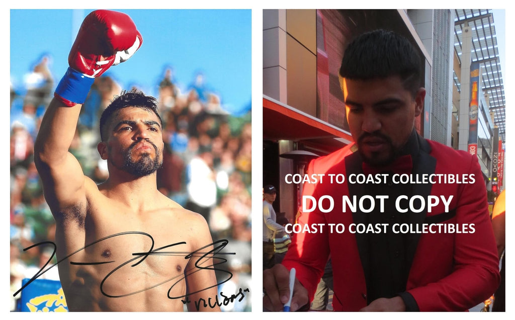 Victor Ortiz Boxing Champion signed 8x10 photo COA Proof autographed