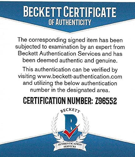 Brian Billick Baltimore Ravens signed NFL football exact proof Beckett COA