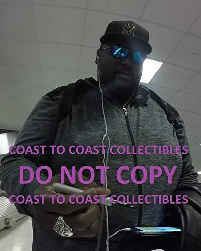 Quinton Aaron signed, autographed The Blide Side 8x10 photo,proof COA Michael Oher Star