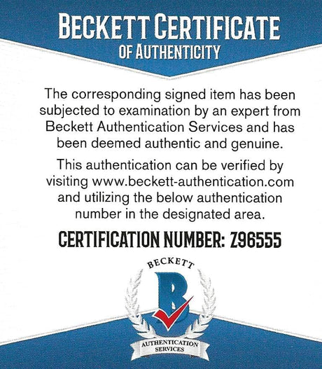 Dan Rooney Pittsburgh Steelers owner signed NFL football proof Beckett COA autographed