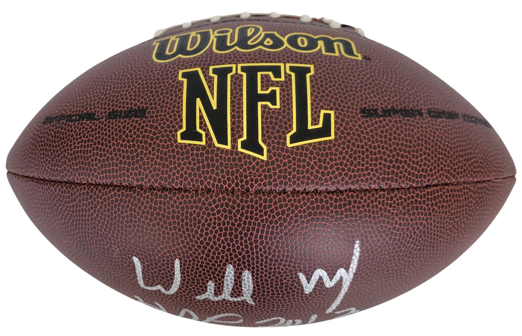 Willie Roaf New Orleans Saints Signed Football Proof Beckett COA Autographed