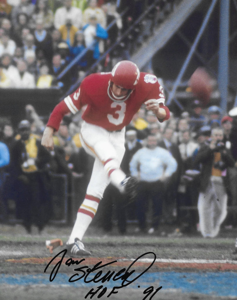 Jan Stenerud signed Kansas City Chiefs 8x10 photo COA autographed Hall of Famer.