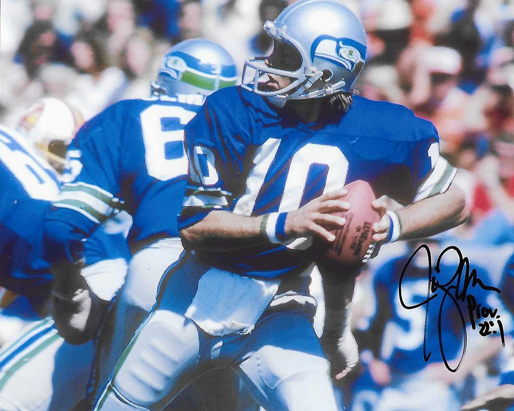Jim Zorn Seattle Seahawks signed, autographed, 8x10 photo, exact proof COA