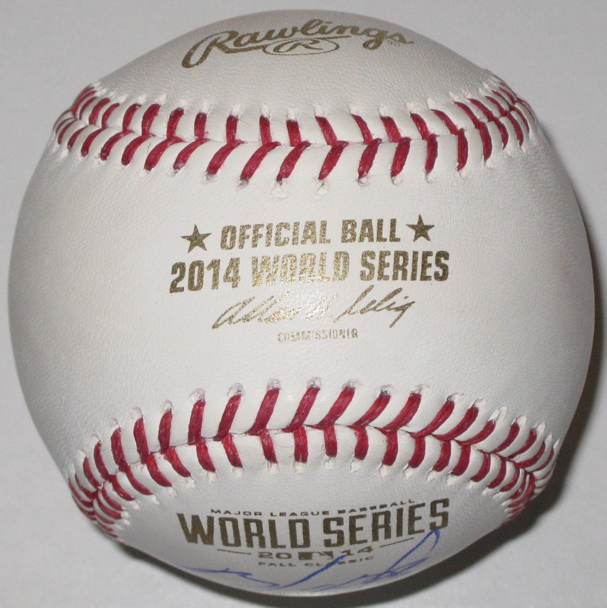 Brandon Belt San Francisco Giants signed 2014 World Series Baseball proof Beckett COA