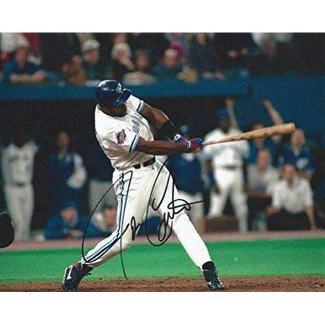Joe Carter, Toronto Blue Jays, Signed, Autographed, 8x10 Photo, a COA with the Proof Photo Will Be Included..