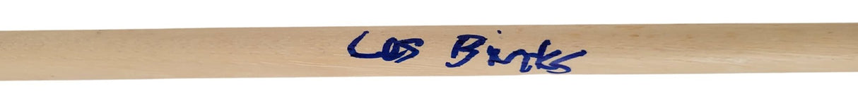 Les Binks Judas Priest drummer signed Drumstick COA exact proof Rare autograph star.