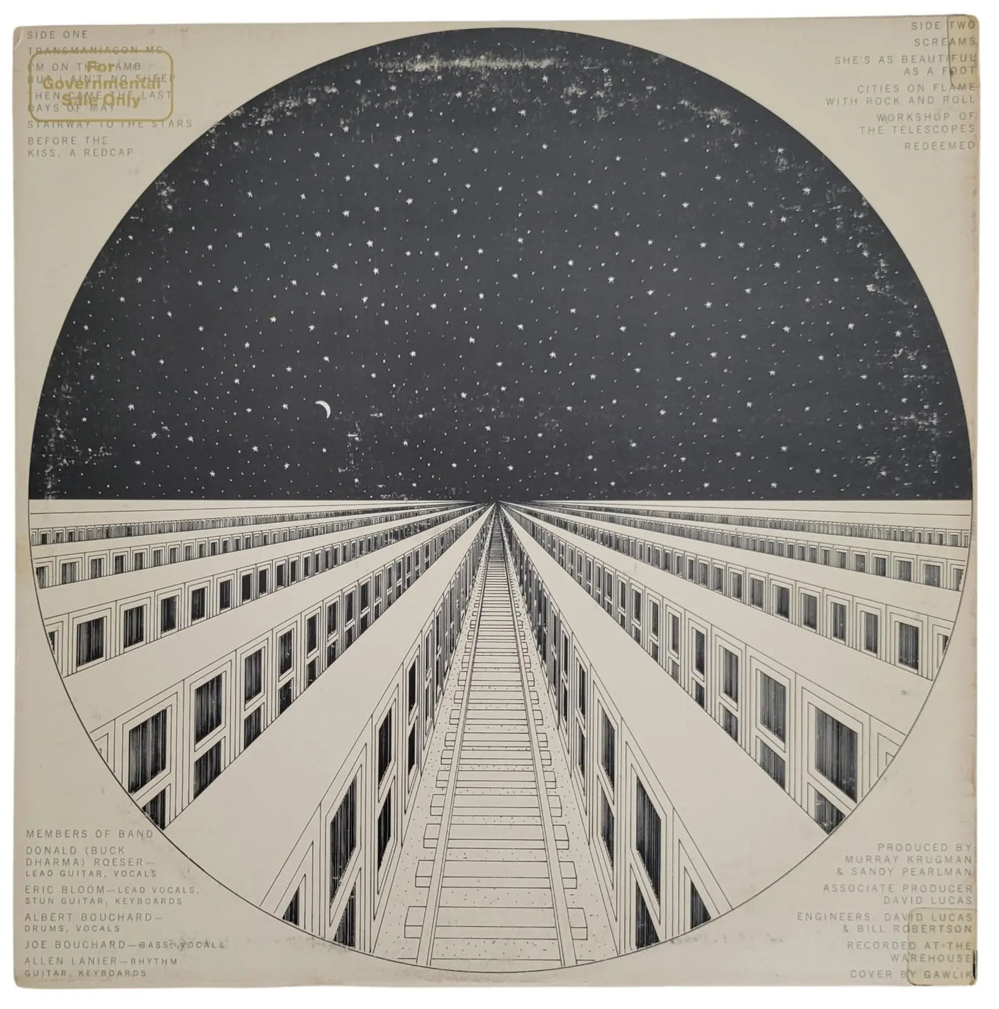 Buck Dharma Eric Bloom Signed Blue Oyster Cult Album COA Proof Autographed STAR