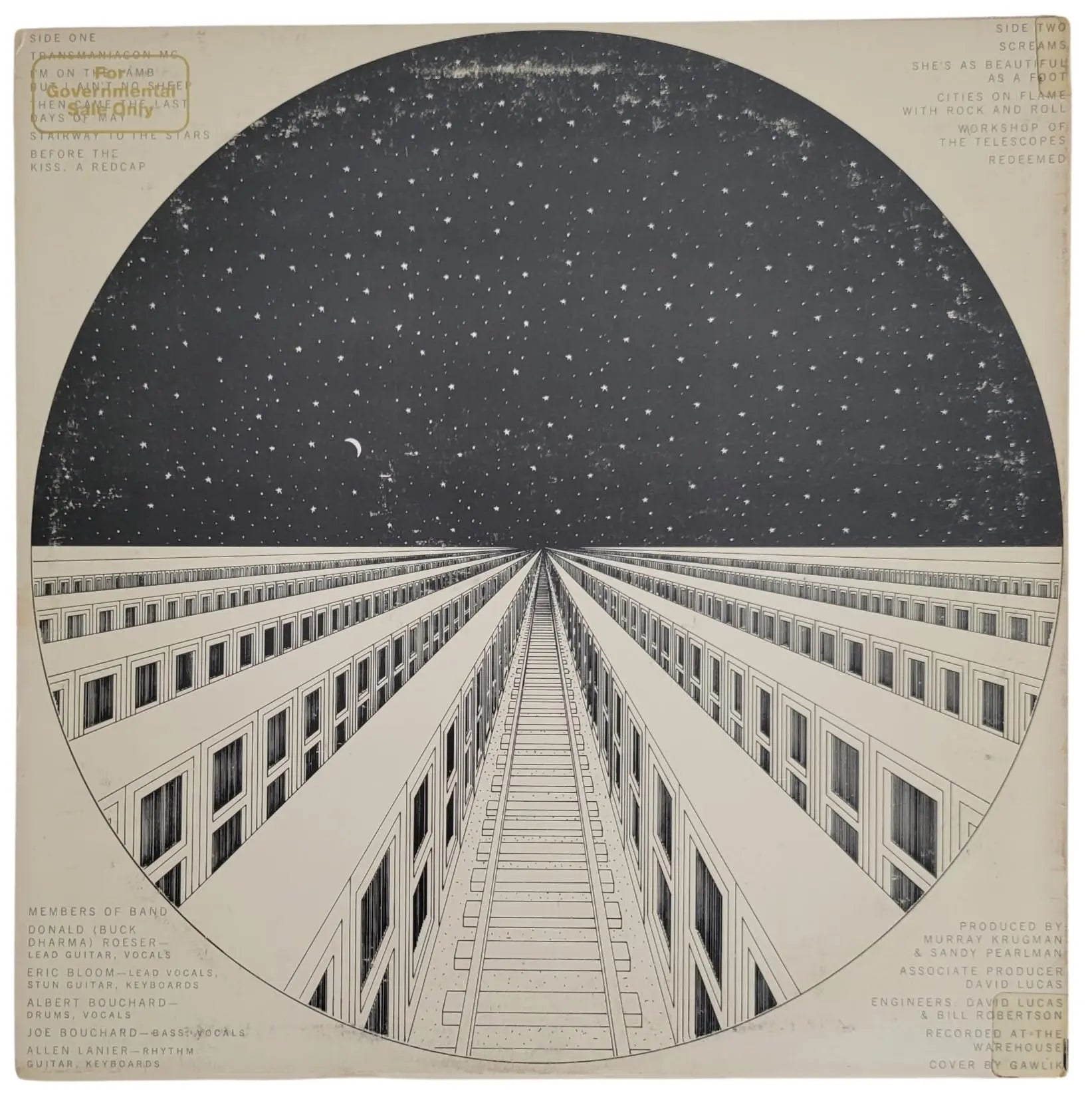 Buck Dharma Eric Bloom Signed Blue Oyster Cult Album COA Proof Autographed STAR