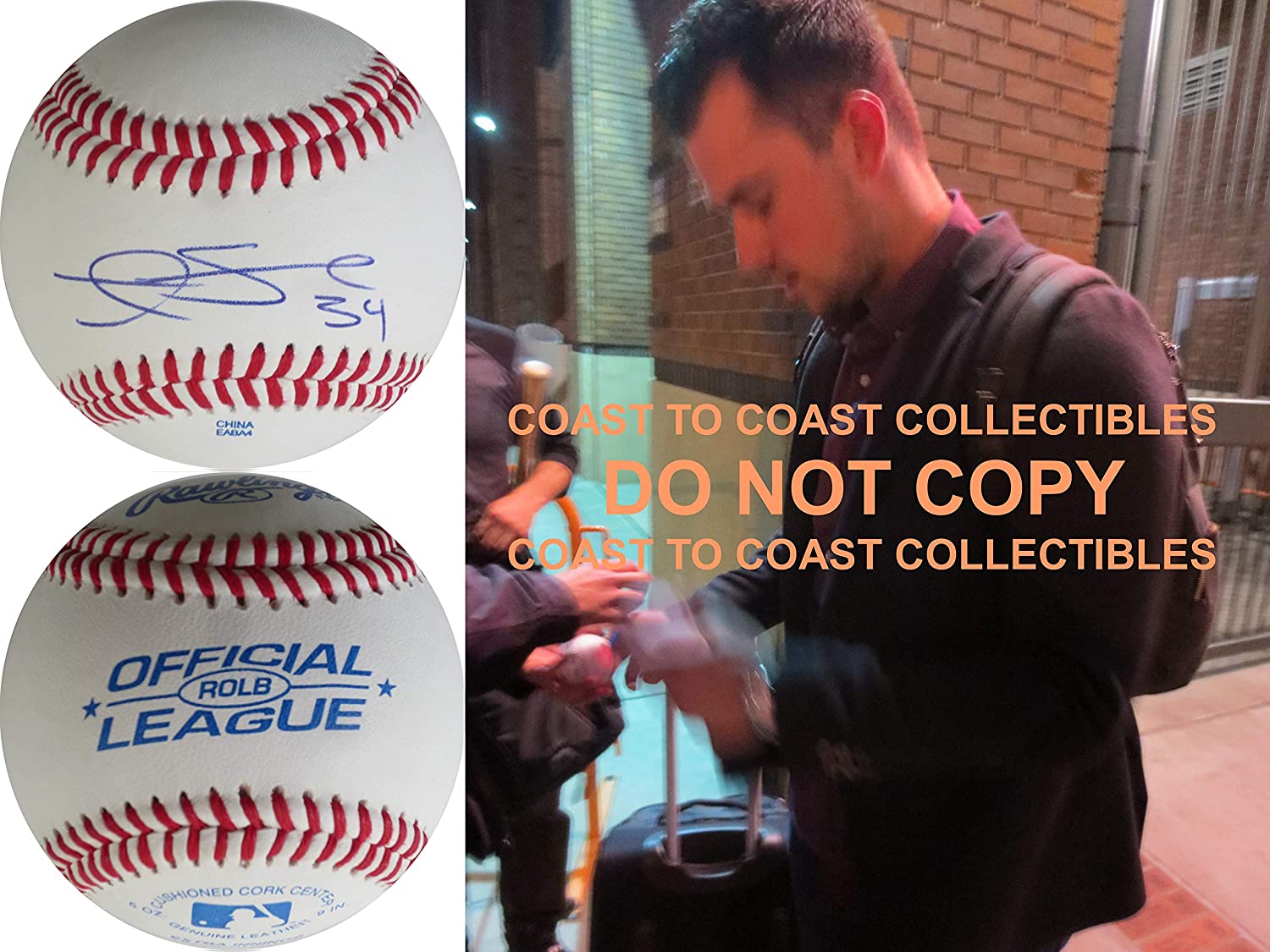 Andrew Susac Pittsburgh Pirates SF Giants signed autographed baseball COA proof