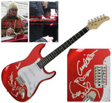 Ann Wilson Nancy Wilson Heart Signed Full Size Electric Guitar Proof Autographed STAR