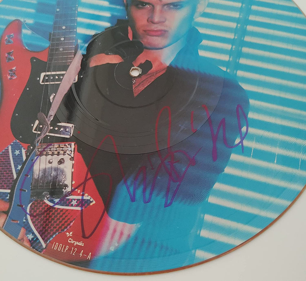 Billy Idol Steve Stevens signed autographed vinyl 12'' picture disc exact proof Beckett COA STAR