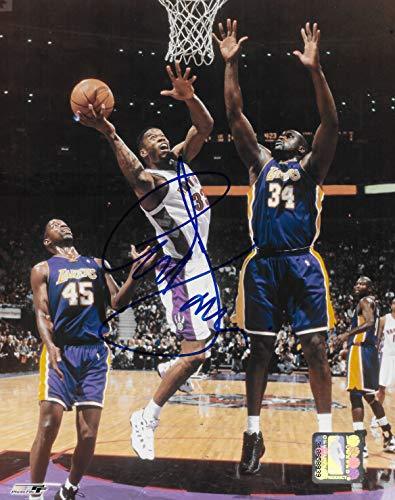 Antonio Davis signed Toronto Raptors basketball 8x10 photo COA