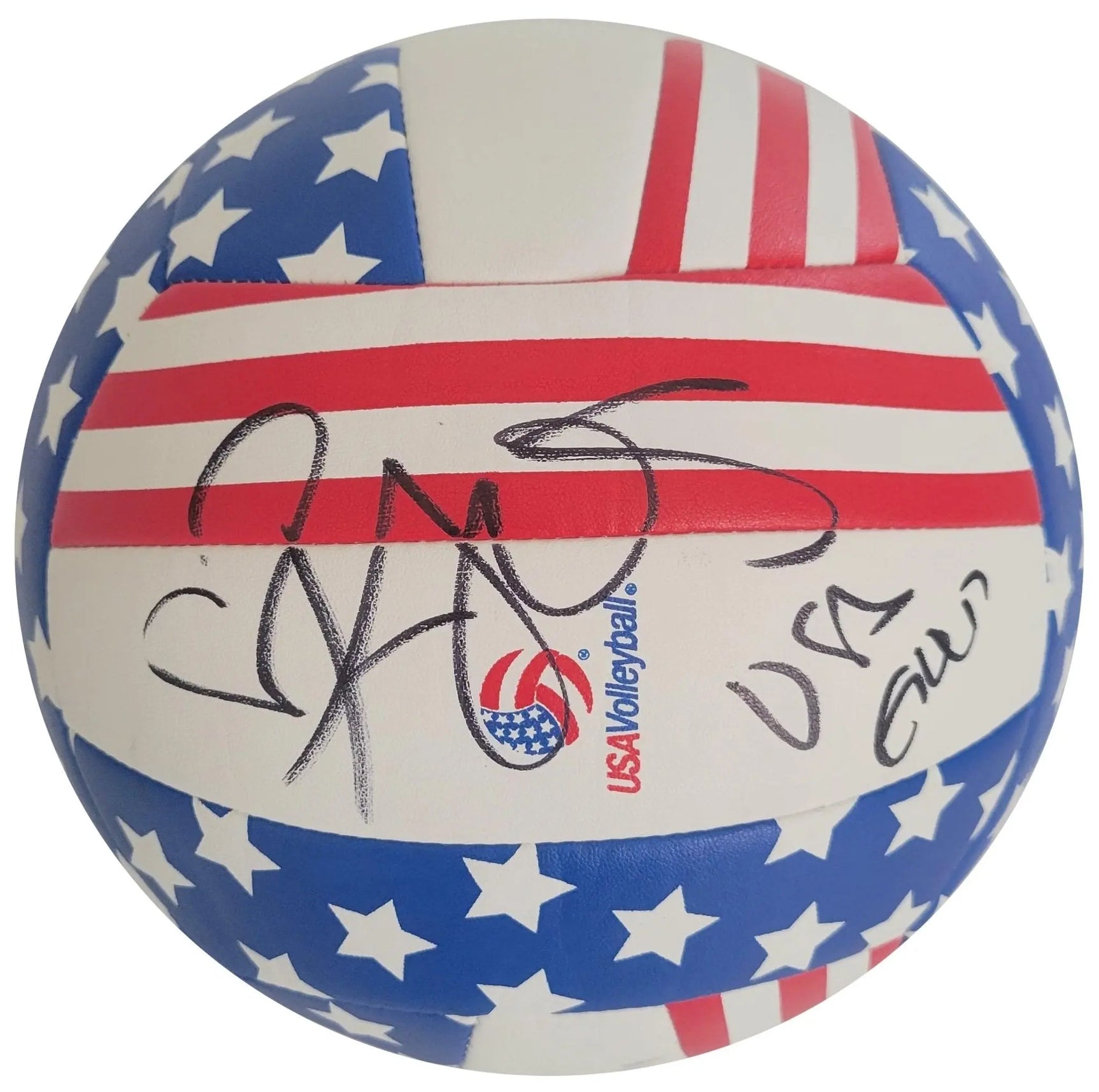 Kerri Walsh Jennings Signed USA Beach Volleyball Proof Autographed Olympic Gold.