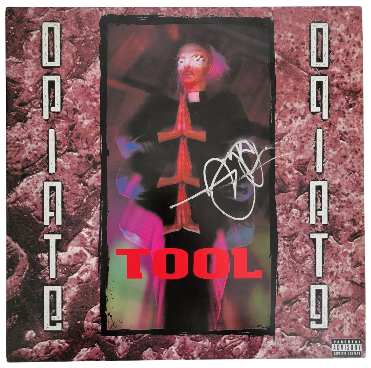 Adam Jones signed Tool Opiate album Vinyl COA exact proof autographed