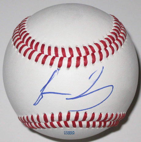 Jesus Luzardo Oakland Athletics A's signed autographed baseball COA exact proof